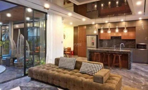 🎪 Cho thuê Villa hồ bơi 4 tầng mặt tiền Đoàn ☘ Khuê - Khu Nam Việt Á - Gọi Bi
