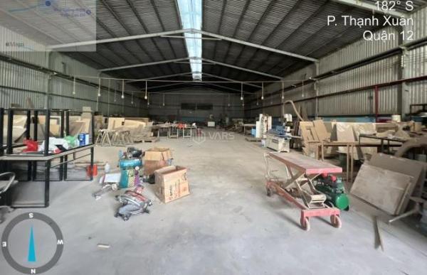 Cho thuê nhà xưởng 1300m2 tại 🏚️ phường Thạnh Xuân Quận 12