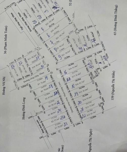 Cần bán Đất nền riêng lẻ 56m²