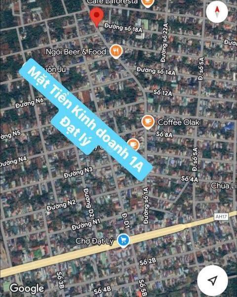 ĐẤT 🏠 BÁN MẶT TIỀN ĐƯỜNG 1A PHƯỜNG TÂN AN GẦN CHỢ ĐẠT LÝ - Loctran