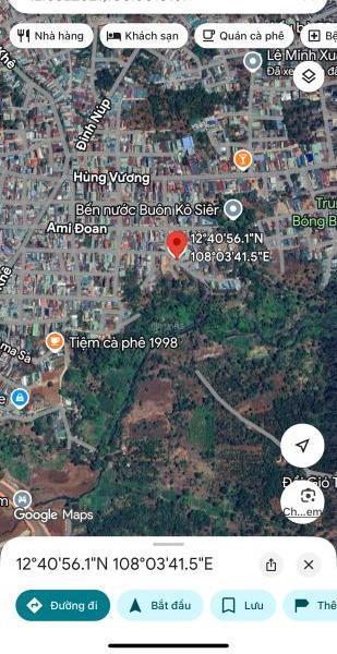 Bán lô đất đẹp mặt hẻm 129 Ama Khê Dt:164m2 - 🏤 đường Hùng Vương đi vào cũng gần!!!