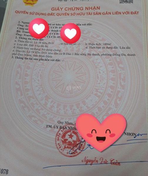 BÁN LÔ ĐẤT ĐẸP ĐƯỜNG PHẠM NGỌC 🏬 THẢO – P. ĐỐNG ĐA, QUY NHƠN