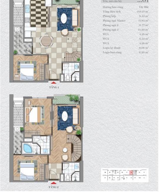Bán Căn hộ chung cư 144m²