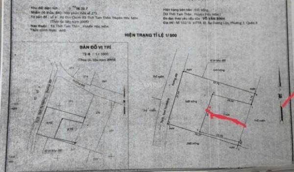 ĐẤT MẶT TIỀN NHỰA TAM ĐÔNG 1 SÁT NGUYỄN THỊ NGÂU – HƠN 1.000M² CHỈ 🏬 22 TỶ‼️