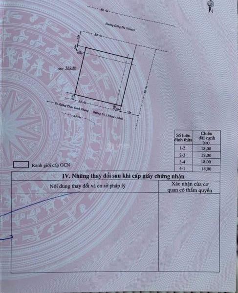 Bán Đất nền riêng lẻ 324m²