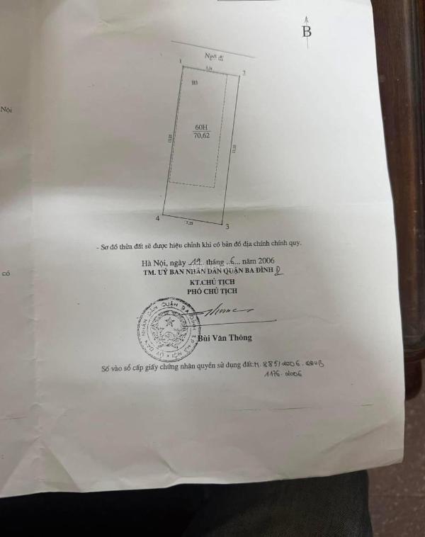 Chủ cần bán Đất nền riêng lẻ 71m²