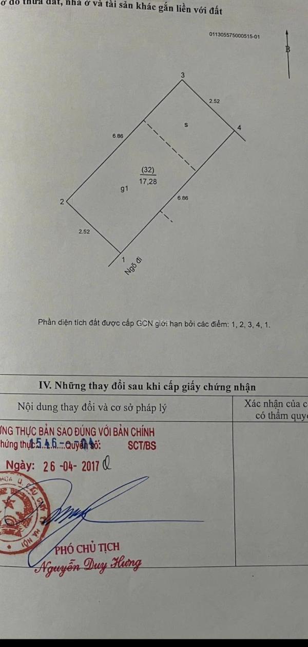 Chủ cần bán Nhà trong hẻm 20m²