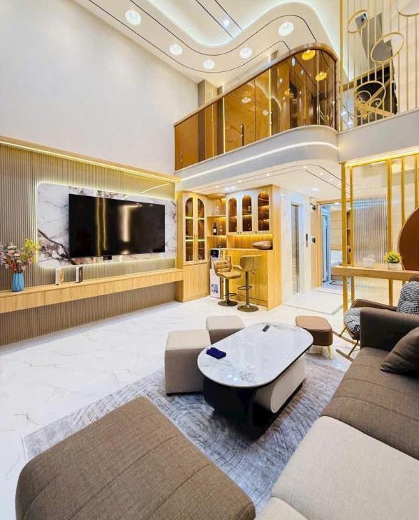 Bán nhà mới 60m2, 6 tầng thang 🏬 máy - ngang 4.6m - hxh quang trung - nhỉnh 11 tỷ