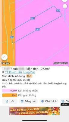 Chủ cần bán Khác 1072m²