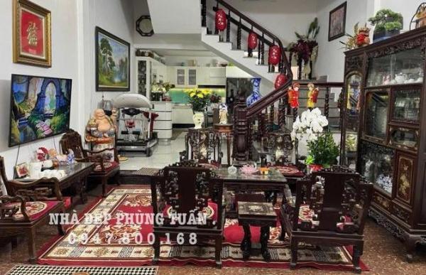 P Tuấn..Nhà 76m2 x 4 tầng 🏤 có sân cổng riêng mặt ngõ ô tô đỗ cửa 24/24 tại Thiên Lôi