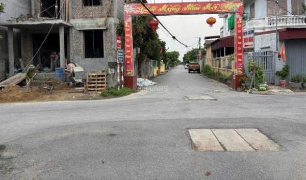 Siêu phẩm lô góc 2 ☘ mặt đường nhựa 8m tại Cát Vũ – Tràng Cát dt 60,5m2 giá chỉ 2 Tỷ480tr.
