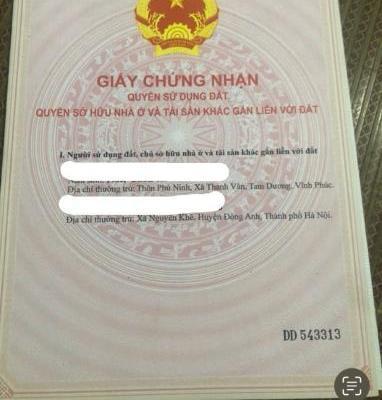 Chính chủ cần bán Nhanh Lô Đất Giáp Vĩnh Yên, trục chính Phú 🏤 Ninh, Thanh Vân, Hội Thịnh,