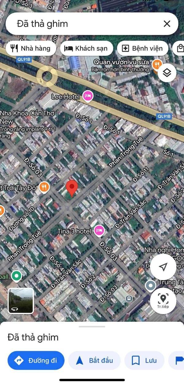 Bán 2 nền mặt tiền đường phan trọng tuệ , kdc diệu hiền , cần 🏣 thơ.