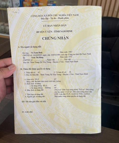<mark style="background-color: transparent; font-weight: 400; ">1ty580 SIÊU PHẨM NHÀ VƯỜN NGAY SÁT KCN Trung Thành 🏠 - Ý Yên - Nam Định</mark>