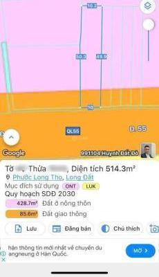 BỎ RA 2,5 TỶ SỞ HỮU 🏡 LÔ ĐẤT MẶT TIỀN QUỐC LỘ 55 CÓ NGÂN HÀNG HỖ TRỢ 50%