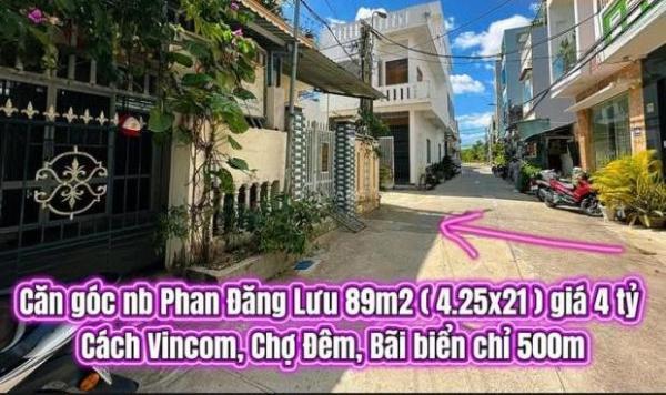 💥Căn góc nb Phan Đăng Lưu 89m2 ( 🏬 4.25x21 ) giá 4 tỷ. Nhà trung tâm Tuy Hoà