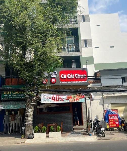 Cho thuê nhà mặt tiền Trường 🏠 Sơn, P15, Q10. Trệt, 3 lầu, DT 5,2x18 nở hậu 9m chỉ 50tr