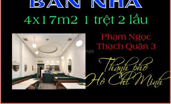 Top nhà 💥 vị trí đẹp rẻ 4 x 17m 1 trệt 2 lầu phạm ngọc thạch quận 3 tp.hcm