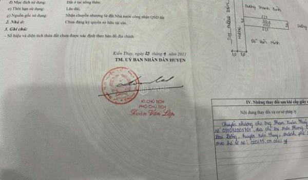 Bán lô đất 137,5m2 ngang 5m trục đường thôn Đức 💥 Phong Đại Đồng Kiến Thụy