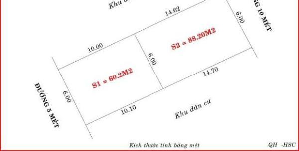 Bán Đất nền riêng lẻ 88m²