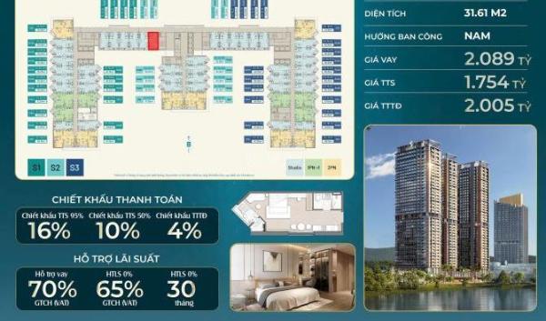Cần bán Căn hộ chung cư 32m²