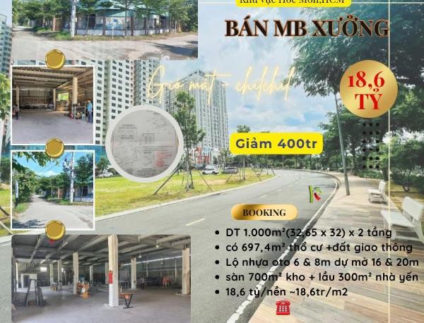Chủ cần bán Nhà xưởng, nhà kho 1000m²