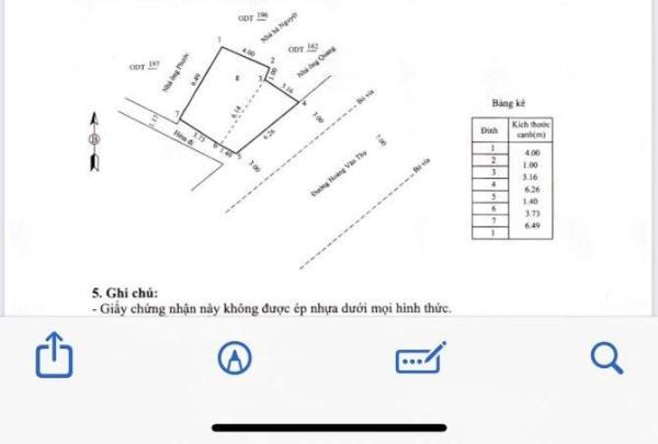<mark style="background-color: transparent; font-weight: 400; ">Bán Nhà Cấp 4 Cũ - Hoàng Văn Thụ, Phường Quy Nhơn 🏘️ Nam</mark>