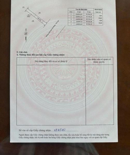 Chủ cần bán Đất nền riêng lẻ 250m²