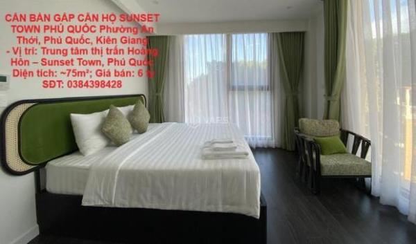 CẦN BÁN GẤP CĂN HỘ SUNSET TOWN 🌊 PHÚ QUỐC - CĂN GỐC 2 VIEW Biển VÀ Đồi, GIÁ TỐT NHẤT THỊ