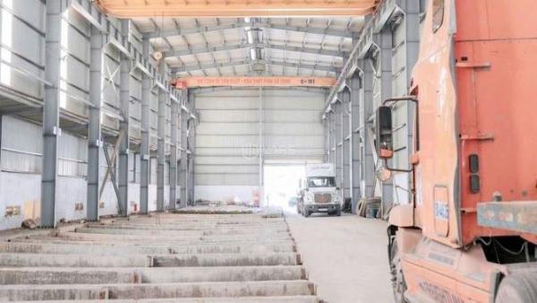 Cho thuê kho 🏡 bãi mặt đường Hùng Vương - DT 7600m - có cẩu trục - Hồng Bàng - Hải Phòng