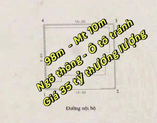 Cần bán Nhà mặt phố 98m²