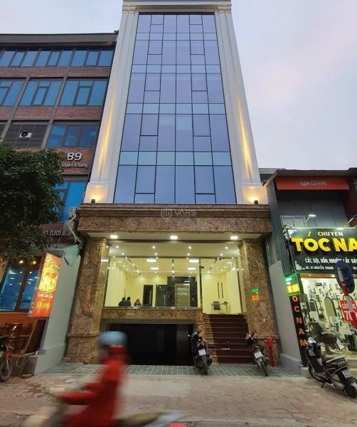 Cho thuê tòa nhà mặt phố Khâm Thiên, quận Đống Đa 110 mét, 7 tầng + 1 hầm giá 👍 80 triệu