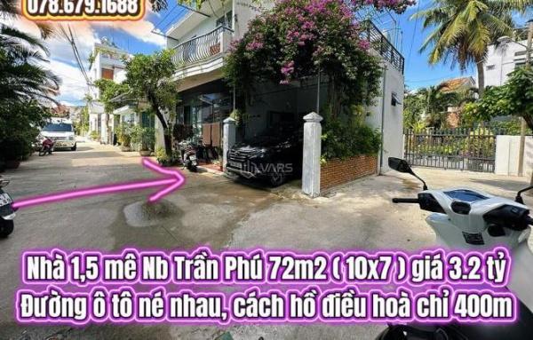 💥Nhà 1,5 mê Nb Trần Phú 72m2 ( 10x7 ) giá 3.2 tỷ. Nhà trung 🏣 tâm Tuy Hoà