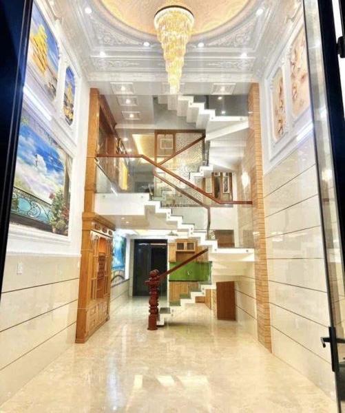 Nhà 4x22 4,5 tấm đường Tân Hoà Đông 4 phòng 🏤 ngủ 5wc
