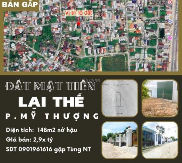 BÁN ĐẤT LẠI THẾ TP HUẾ, KHỔ ĐẸP 🏦 NỞ HẬU, ĐƯỜNG OTO