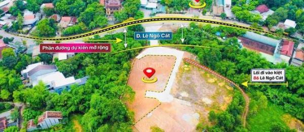 Bán 02 lô đất sát mặt tiền Lê Ngô 🏠 Cát, trường Nguyễn Thị Minh Khai giá tốt an cư đầu tư