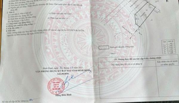 BÁN CĂN GÓC MẶT TIỀN ĐƯỜNG LƯU QUANG VŨ , PHƯỜNG QUANG 🏚️ TRUNG , TP. QUY NHƠN .