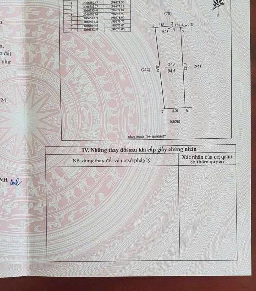 CẦN BÁN LÔ ĐẤT SAU 🏢 UBND PHƯỜNG HƯNG PHÚC – Lối 2 đường Thành Thái