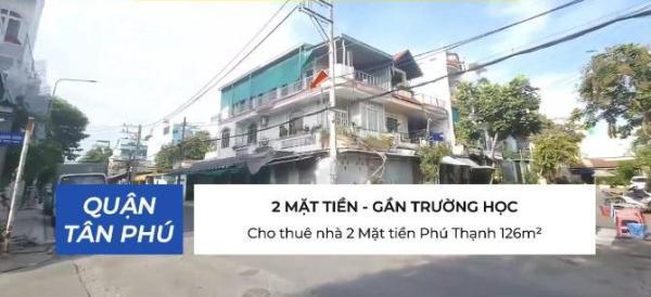 Cho thuê Nhà mặt phố 126m²