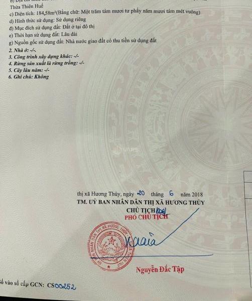 CẦN BÁN LÔ ĐẤT ĐẸP 🏦 TẠI KQH HÓI SEN – KHÔNG DÍNH CỐNG TRỤ
