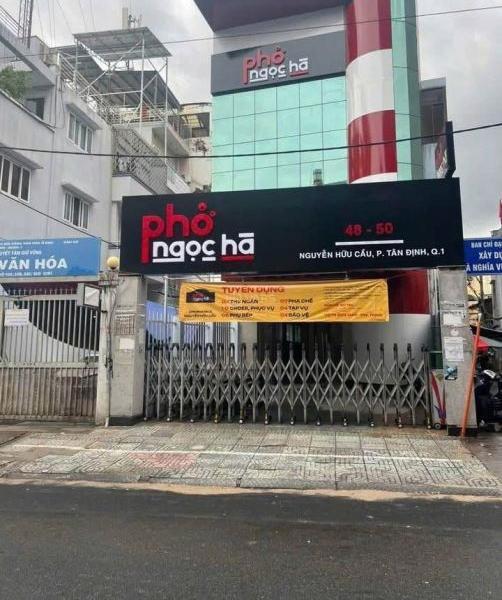 Cho thuê nhà Quận 🌊 1 Nguyễn Hữu Cầu DT 7x30m, 4 lầu giá 130 triệu