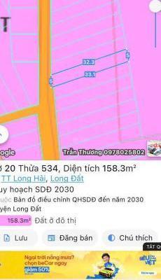 Cần bán Đất nền riêng lẻ 158m²