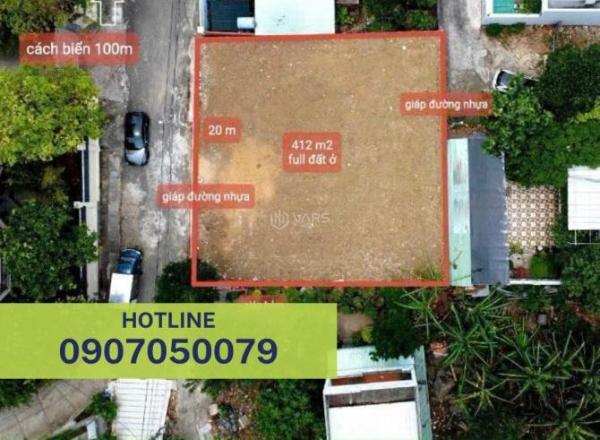 BÁN ĐẤT GÓC 2 MẶT TIỀN TRẦN PHÚ BIỂN VT DT 412M2 GIÁ HẠ CÒN 27 TỶ (64 🏬 TRIỆU/M2) SỔ HỒNG