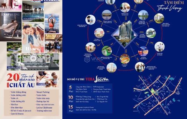 Bán căn duplex, quận thanh xuân, toà viha leciva, 144m2 ☘ chiết khấu 6%, 150tr