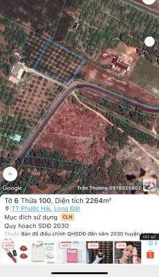 Cần bán Đất nền riêng lẻ 2264m²