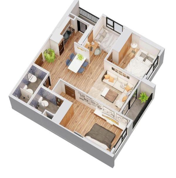Chỉ với 400 triệu sở hữu ngay căn hộ studio chung 🆘 cư yên bình complex