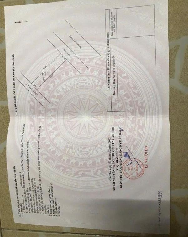 Bán nền đẹp đường 🏦 trần văn sắc kdc diệu hiền, cần thơ