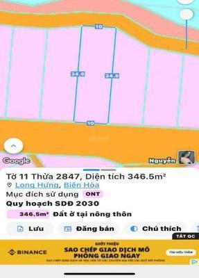 Bán lô biệt thự long 🏚️ hưng_ biên hoà _ ĐN