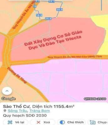bán đất có thổ cư xã sông 🏬 trầu ,trảng bom dt 1150m² giá 1 tỷ 450