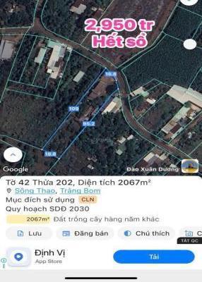 Chủ cần bán Khác 2067m²